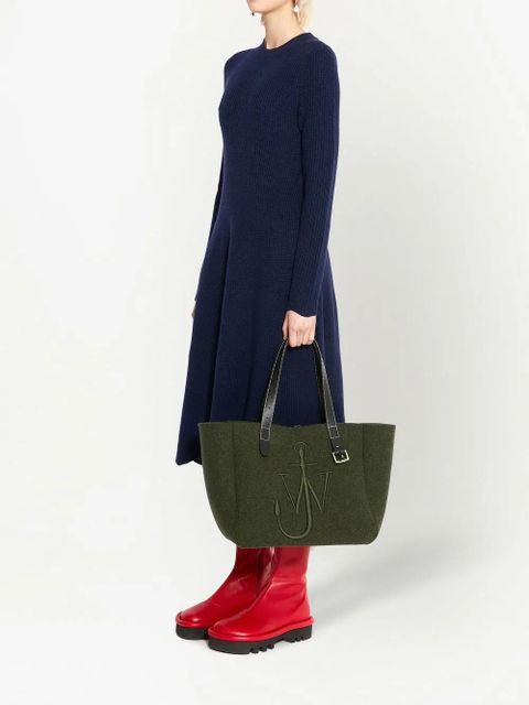 JW Anderson scalloped hem dress - Blue