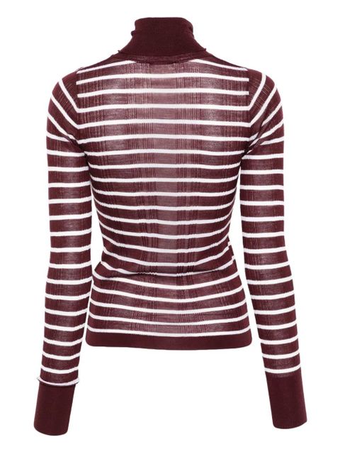 Alysi striped turtleneck top - Brown - zdjęcie produktu nr 2