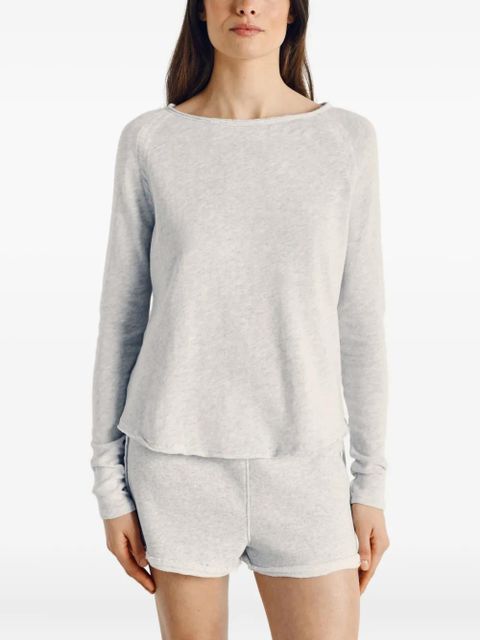 American Vintage Sonoma raglan sleeve boat neck T-shirt - Grey - zdjęcie produktu nr 2