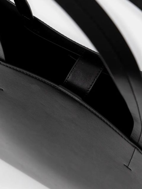 Calvin Klein torebka skórzana kolor czarny LV04F3000G