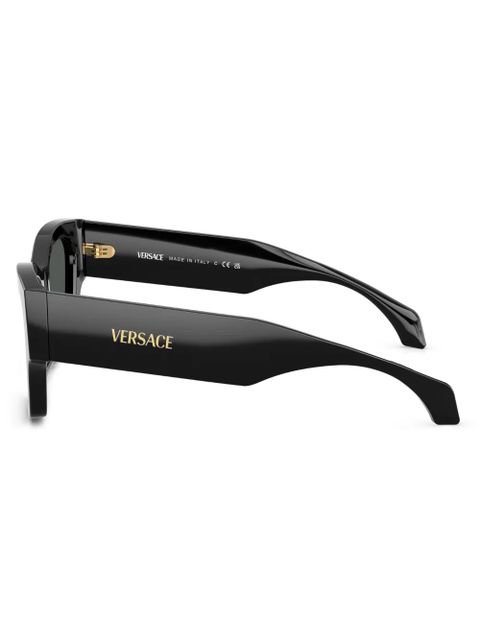Versace Eyewear logo-print sunglasses - Black