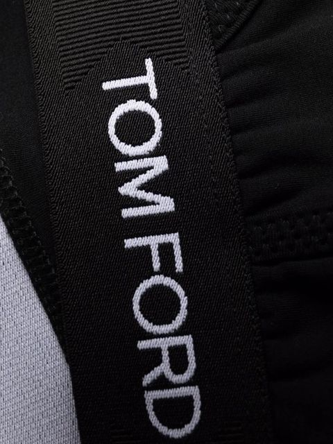TOM FORD logo underband bralette - Black