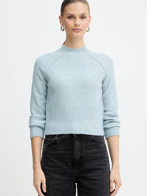 Marella sweter z domieszką wełny Emme by Marella damski kolor niebieski 2525366022200 - zdjęcie produktu nr 1