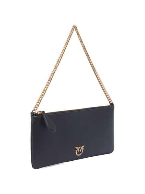 PINKO logo-appliqué shoulder bag - Black