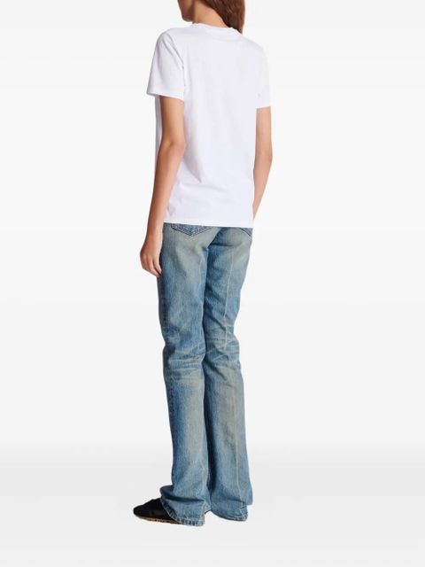 Balmain logo-print T-shirt - White