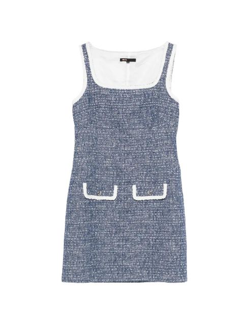 Maje square-neck mini dress - Blue - zdjęcie produktu nr 1