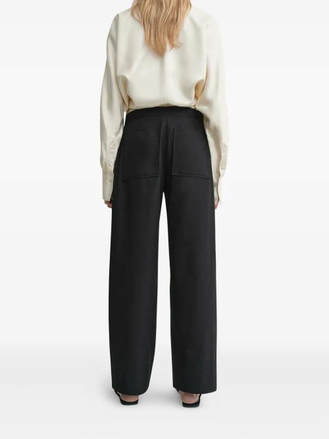 TOTEME asymmetric wrap shirt - White - zdjęcie produktu nr 2