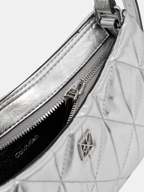 Calvin Klein torebka kolor srebrny LV04F3445G