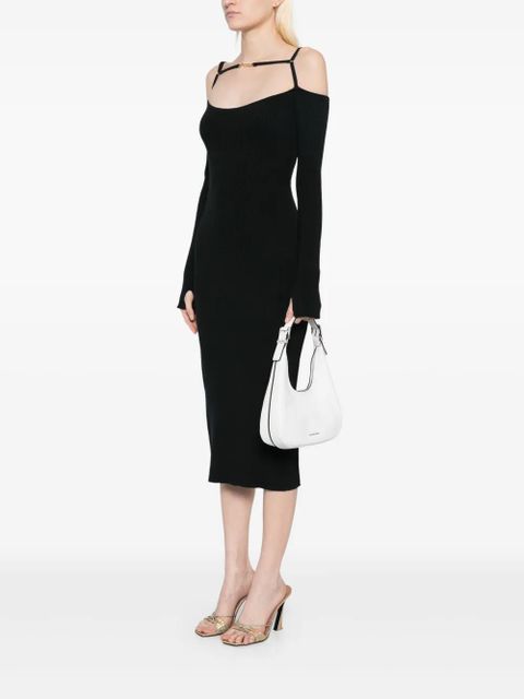 Michael Kors small Nolita pebbled hobo shoulder bag - White - zdjęcie produktu nr 2