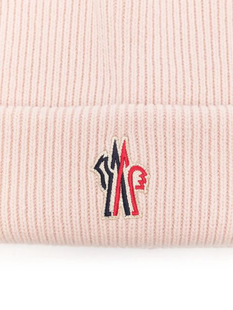 Moncler Grenoble wool beanie hat - Pink - zdjęcie produktu nr 2
