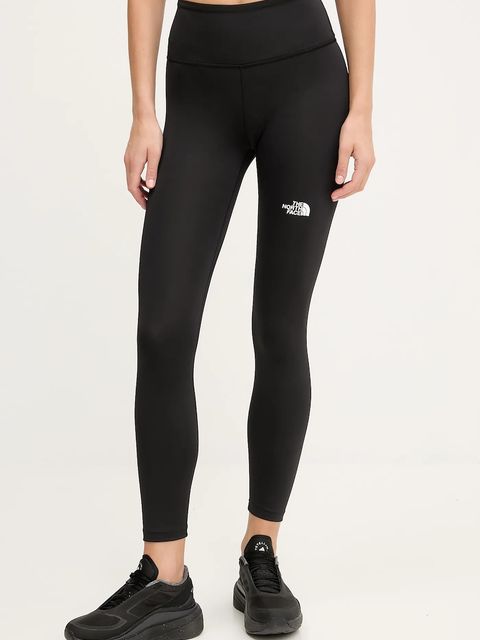 The North Face legginsy treningowe Flex 25In damskie kolor czarny gładkie NF0A8EJEJK31 - zdjęcie produktu nr 1