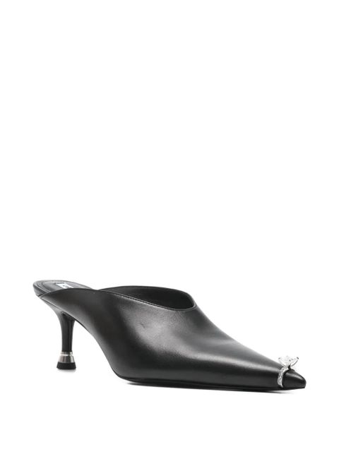 Alexander Wang Akilita pointed-toe heeled mules - Black - zdjęcie produktu nr 2