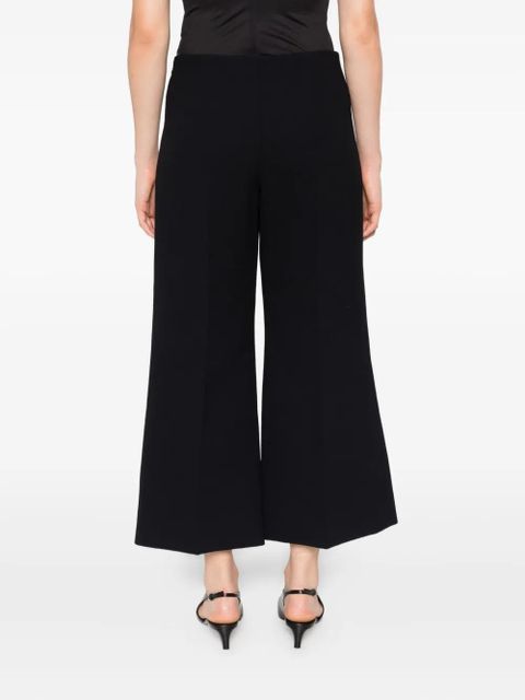 KHAITE silk trousers - Black