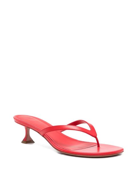 Amina Muaddi Juliette thong sandals - Red - zdjęcie produktu nr 2