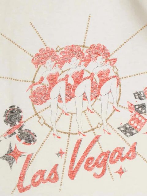 RE/DONE vegas-graphic T-shirt - White