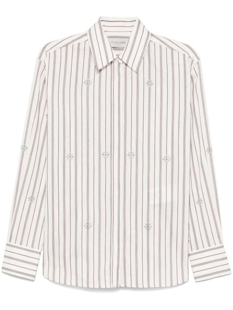 Golden Goose striped shirt - Neutrals - zdjęcie produktu nr 1