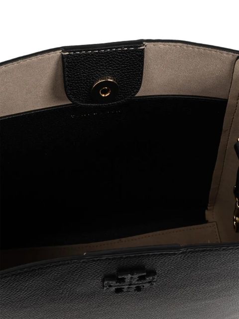 Tory Burch McGraw leather bucket bag - Black