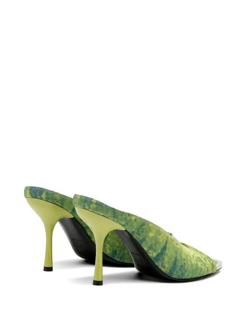 Diesel D-Diam's Sa distressed sandals - Green