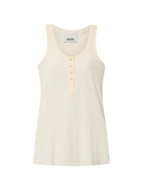 ISABEL MARANT Helma button-details tank top - Neutrals - zdjęcie produktu nr 1