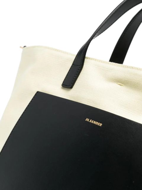 Jil Sander small Wander canvas tote bag - Yellow