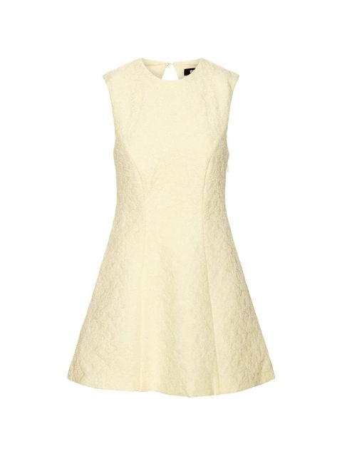 ROTATE BIRGER CHRISTENSEN crew-neck mini dress - Yellow - zdjęcie produktu nr 1