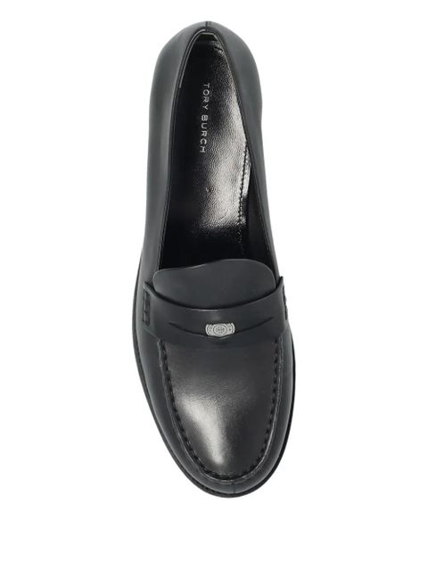 Tory Burch leather penny-slot loafers - Black - zdjęcie produktu nr 2
