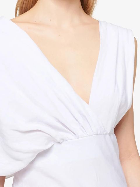 Miu Miu v-neck dress - White