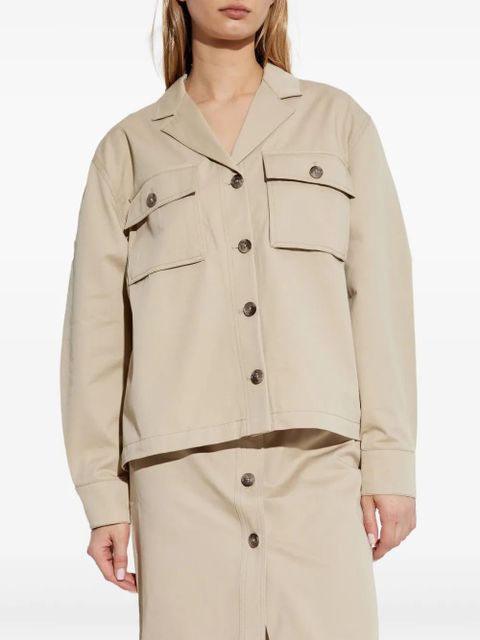 ANINE BING cotton shirt jacket - Neutrals - zdjęcie produktu nr 2