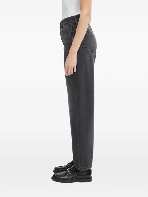 Carhartt WIP logo-patch jeans - Grey