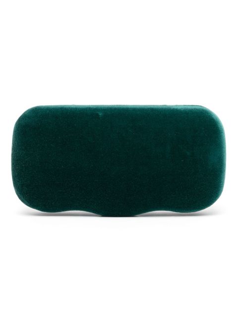 Gucci Eyewear logo-engraved rectangle-frame sunglasses - Black