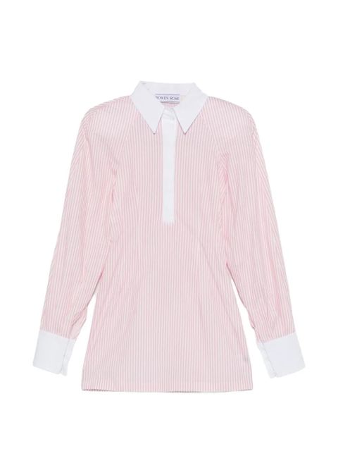 Rowen Rose striped shirt mini dress - Pink - zdjęcie produktu nr 1