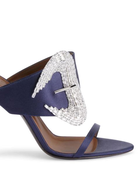 Giuseppe Zanotti 105mm Ludhovica mules - Blue