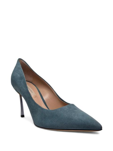 Casadei 80mm Blade pumps - Green