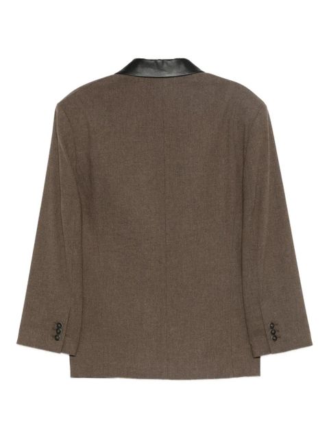 Alysi double-breasted blazer - Brown - zdjęcie produktu nr 2
