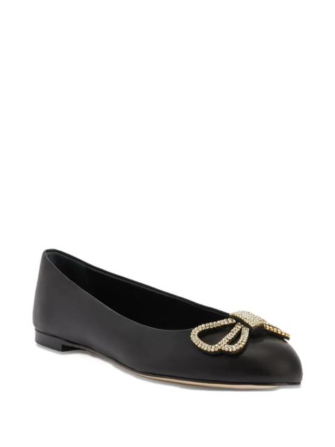Giuseppe Zanotti Zari embellished flat - Black