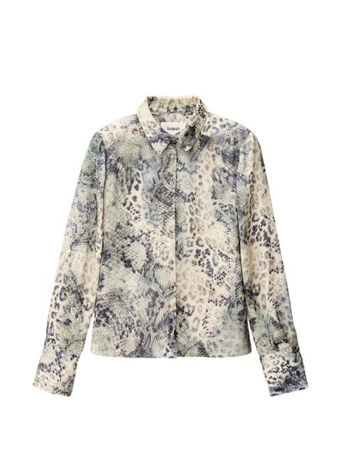 Ba&Sh Cornelia animal-print shirt - Neutrals - zdjęcie produktu nr 1
