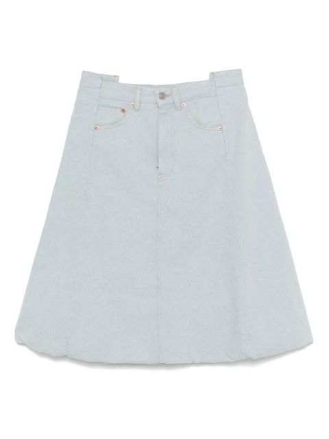 Victoria Beckham denim midi skirt - Blue - zdjęcie produktu nr 1