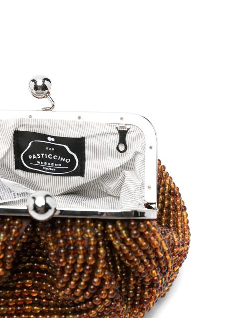 Weekend Max Mara beaded clutch bag - Brown