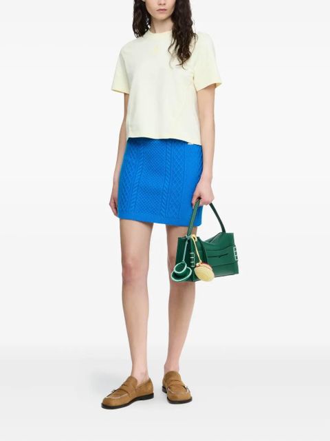 JW Anderson logo-embroidered T-shirt - Yellow