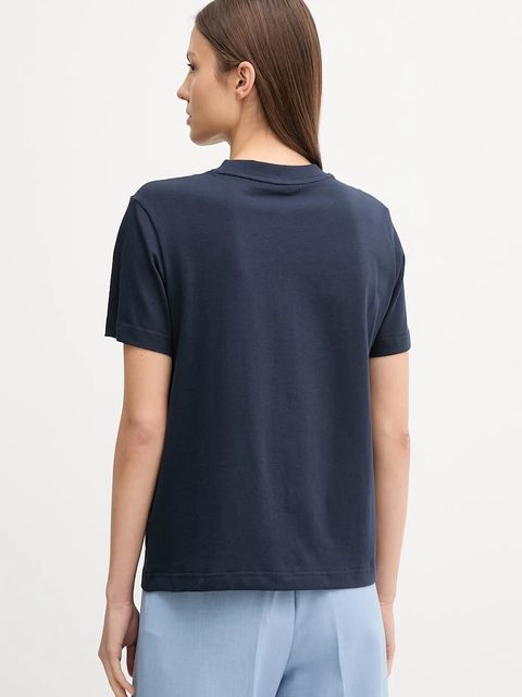 Calvin Klein Jeans t-shirt bawełniany damski kolor granatowy LV047B865G - zdjęcie produktu nr 2