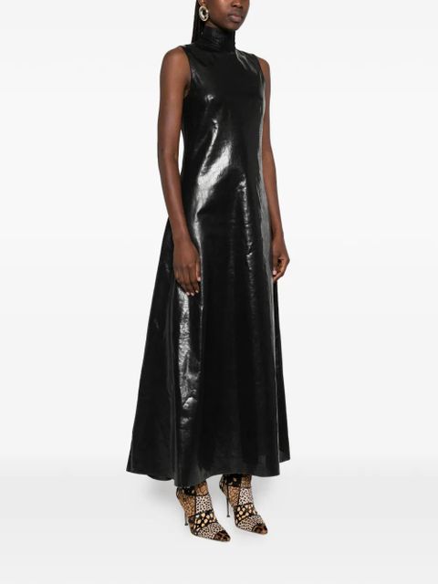 Alexander Wang turtleneck sleeveless maxi dress - Black
