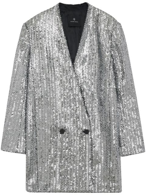 ANINE BING Veneda dress - Silver - zdjęcie produktu nr 1