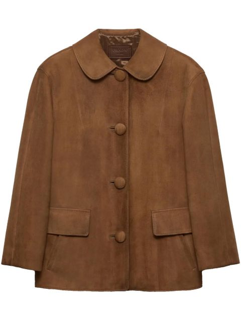 Prada suede jacket - Brown - zdjęcie produktu nr 1
