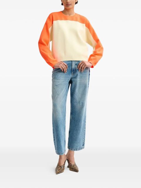 Essentiel Antwerp two-tone ribbed-cuff sweatshirt - Neutrals - zdjęcie produktu nr 2