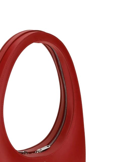 Coperni Swipe oval-frame zip shoulder bag - Red