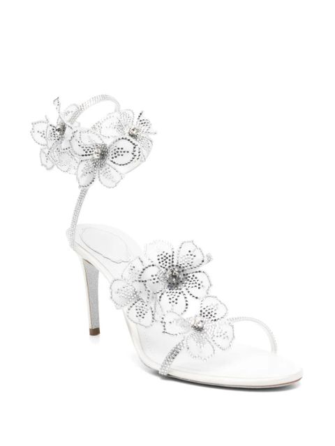 René Caovilla 80mm Floriane sandals - Silver - zdjęcie produktu nr 2