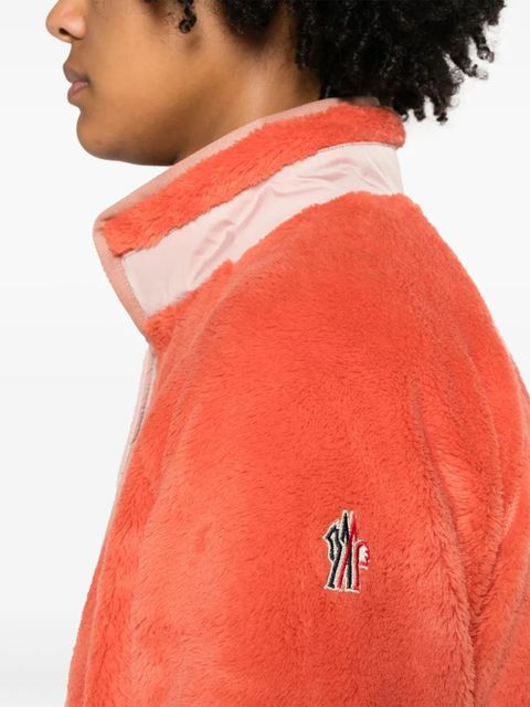 Moncler Grenoble Maglia fleece reversible jacket - Orange