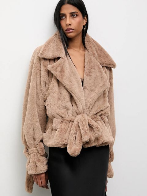 Answear.LAB kurtka kolor beżowy przejściowa - zdjęcie produktu nr 1