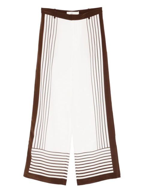 SIR. Leilana striped tailored trousers - White - zdjęcie produktu nr 1