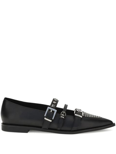 PINKO pointed-toe buckle ballerinas - Black - zdjęcie produktu nr 1